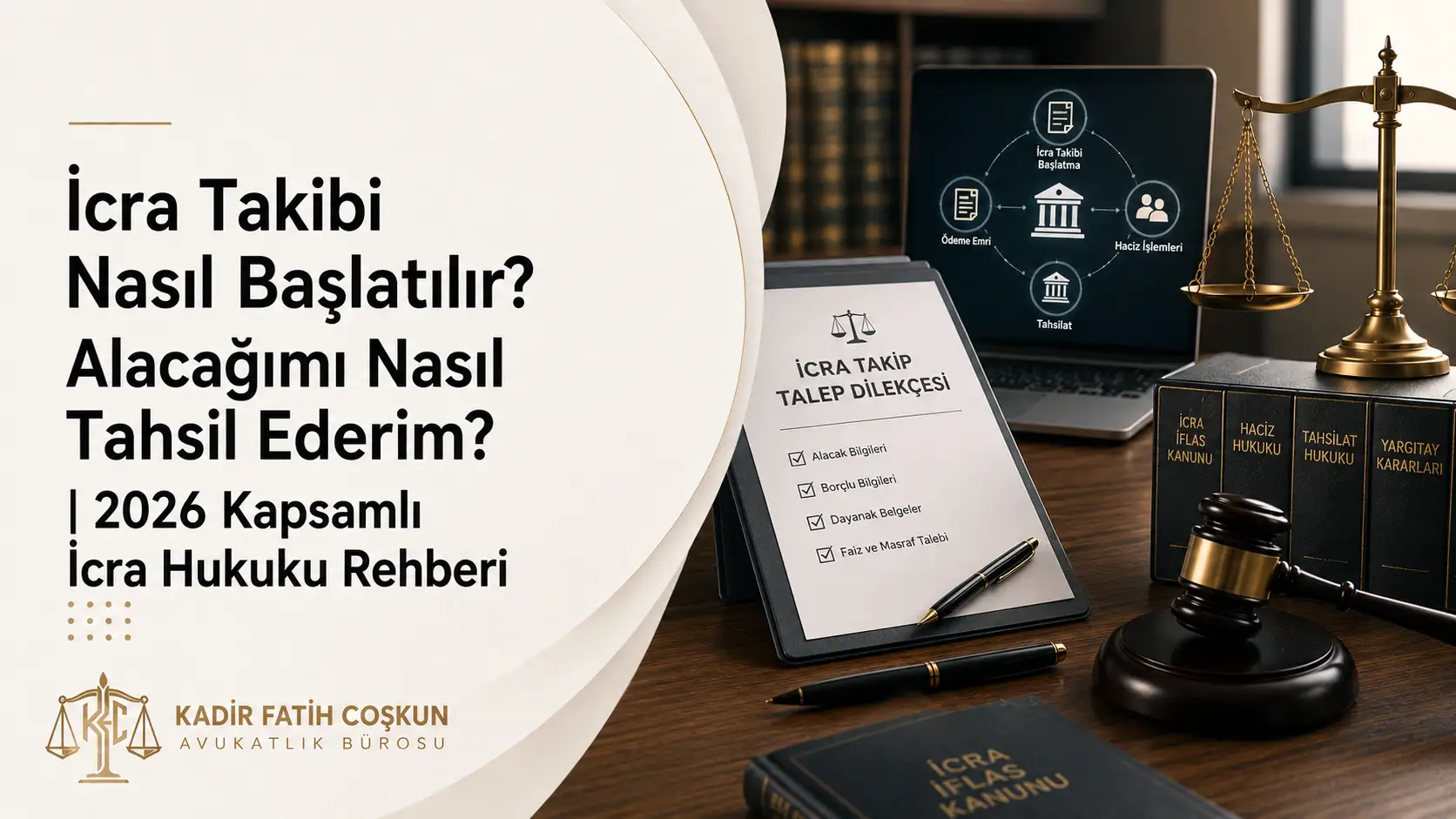 İcra Takibi Nasıl Başlatılır? Alacağımı Nasıl Tahsil Ederim? | 2026 Kapsamlı İcra Hukuku Rehberi