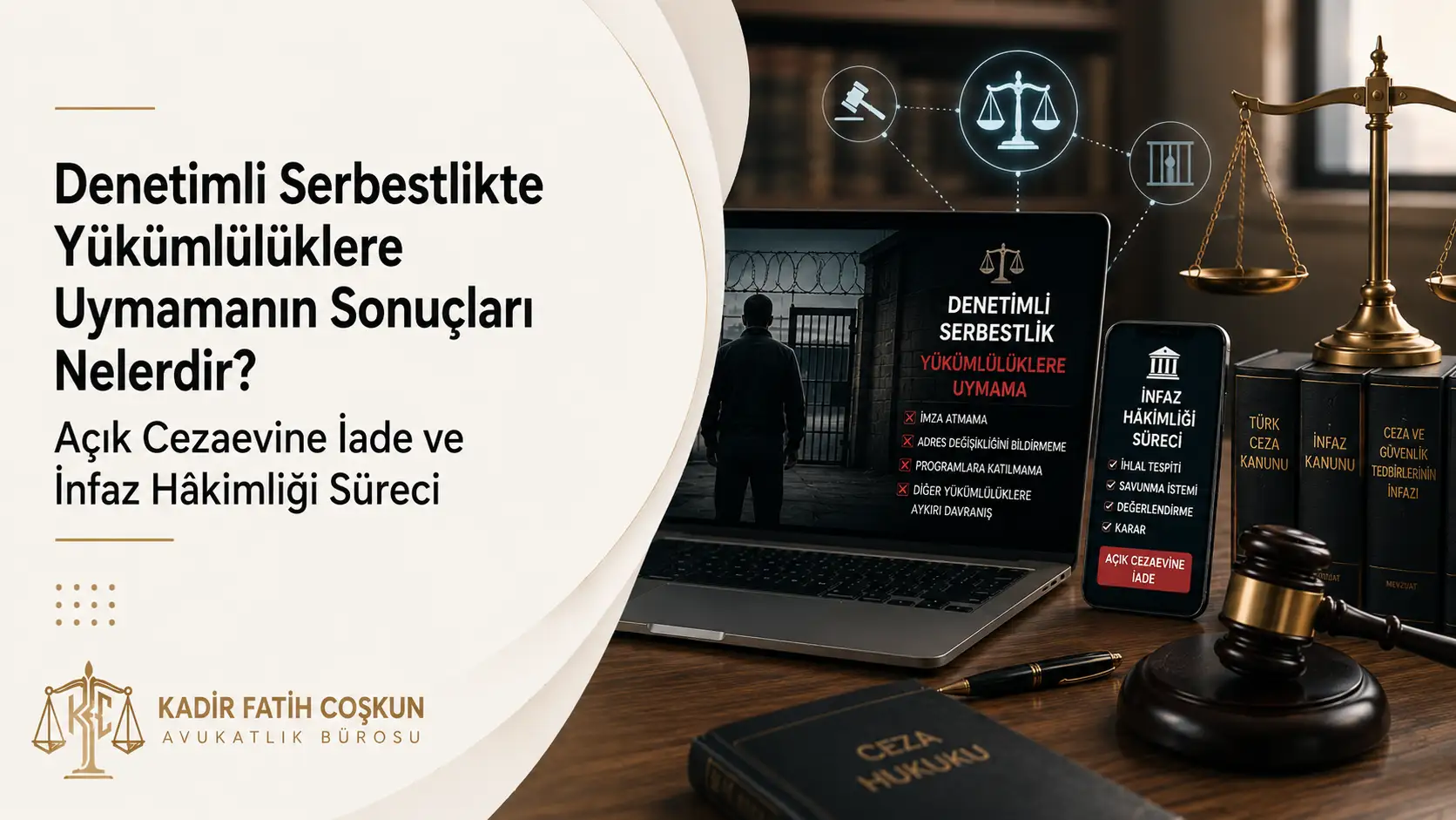 Denetimli Serbestlikte Yükümlülüklere Uymamanın Sonuçları Nedir? Açık Cezaevine İade ve İnfaz Hâkimliği Süreci