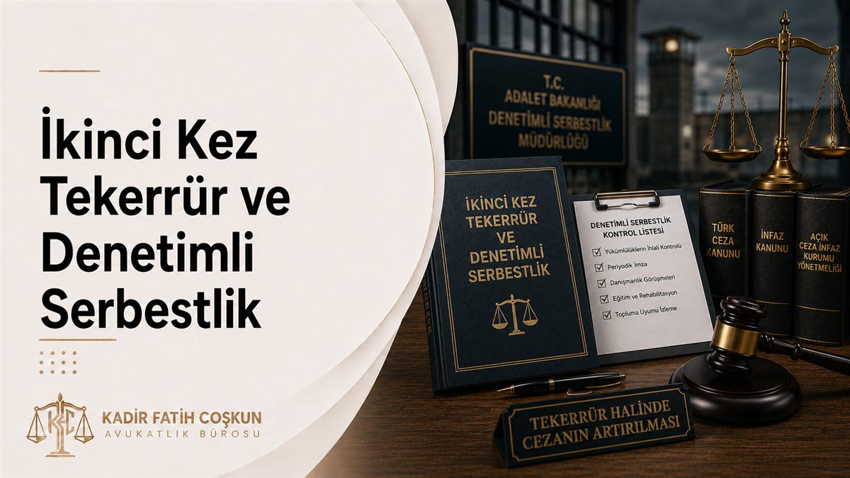 İkinci Kez Tekerrür ve Denetimli Serbestlik